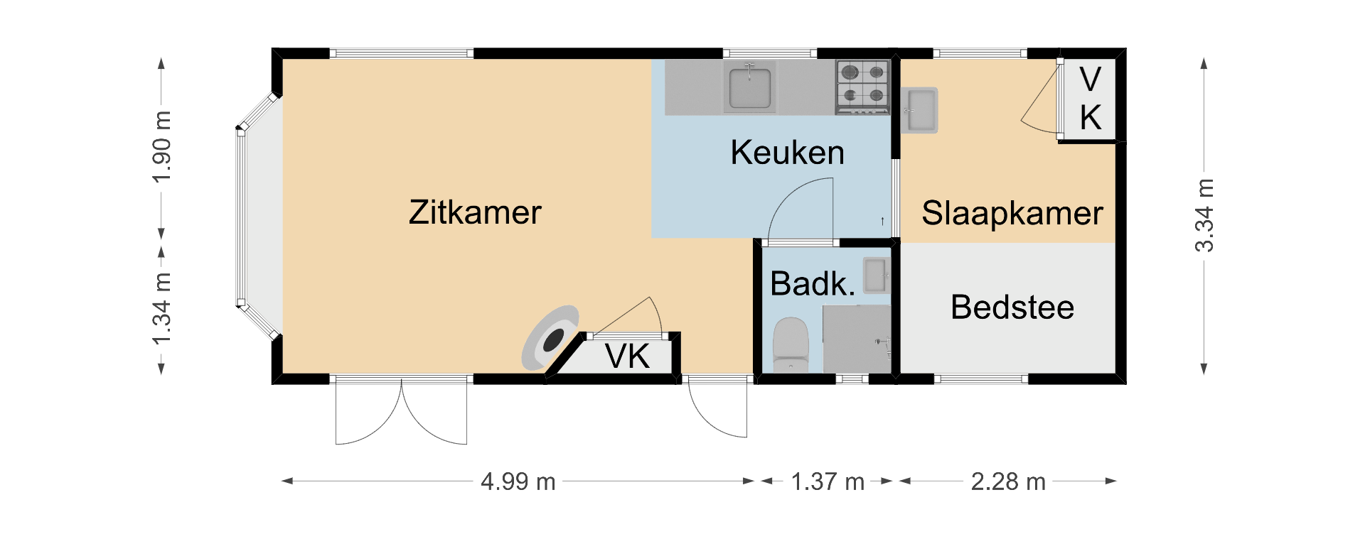Naturhäuschen in Vierhouten