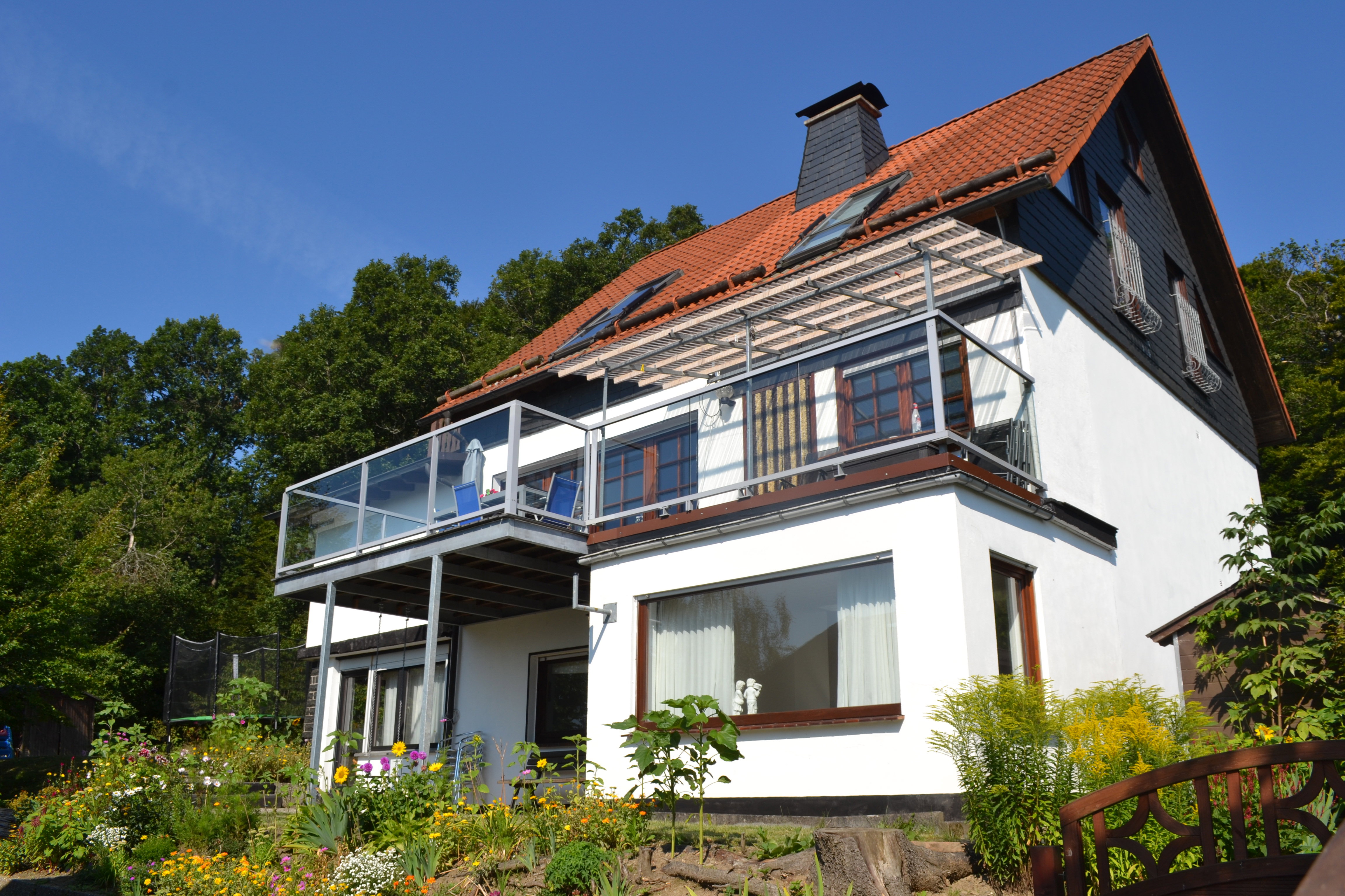 Naturhäuschen in Neuludwigsdorf Gemeente Bromskirchen