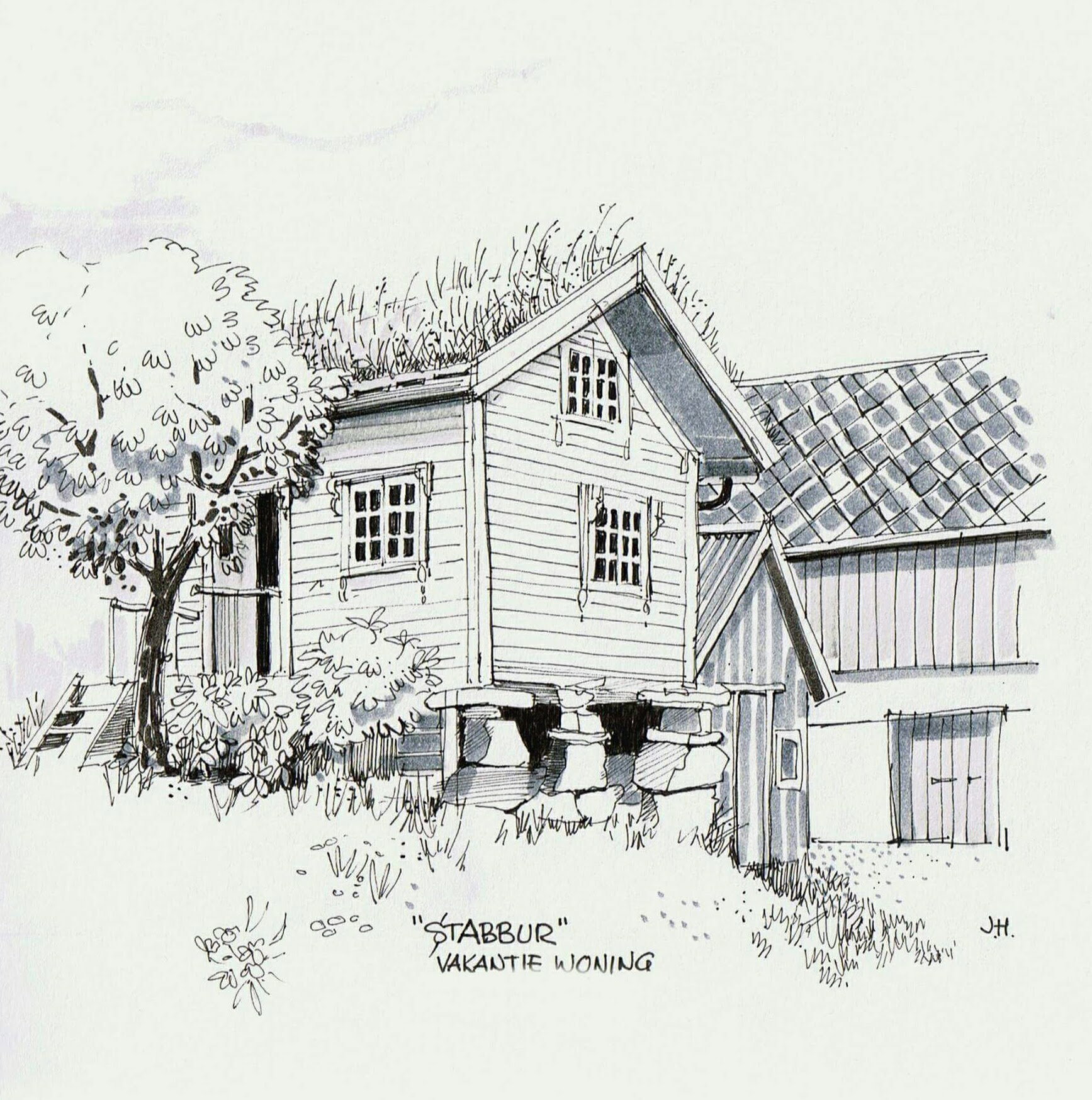 Naturhäuschen in Lauvstad