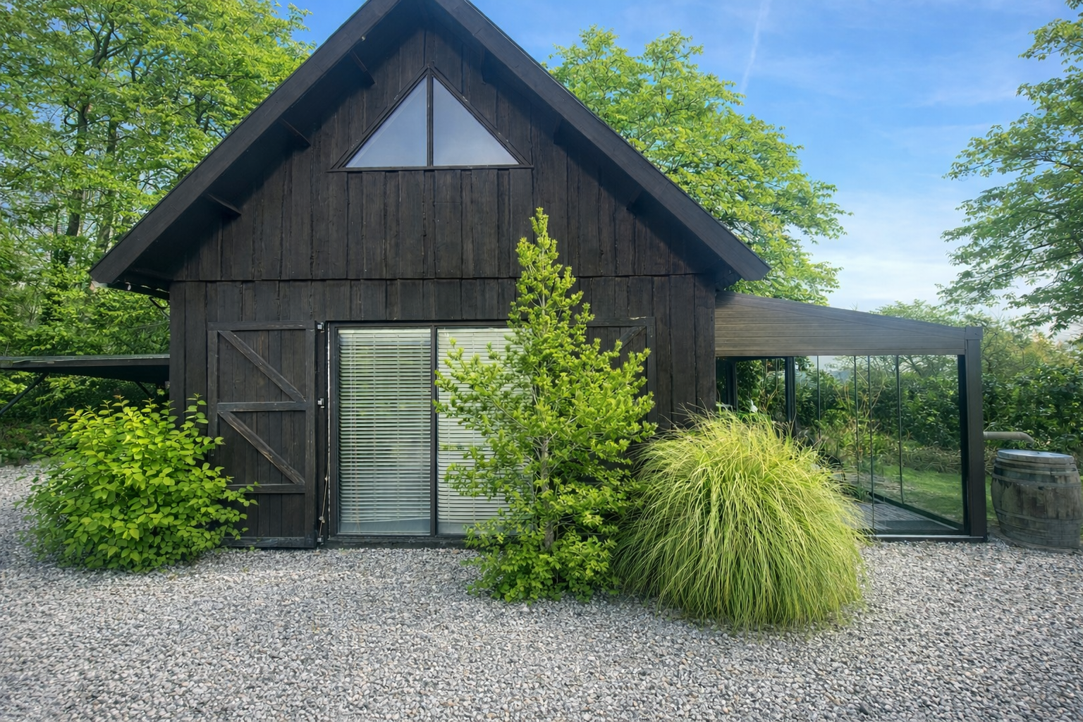 Naturhäuschen in bergen