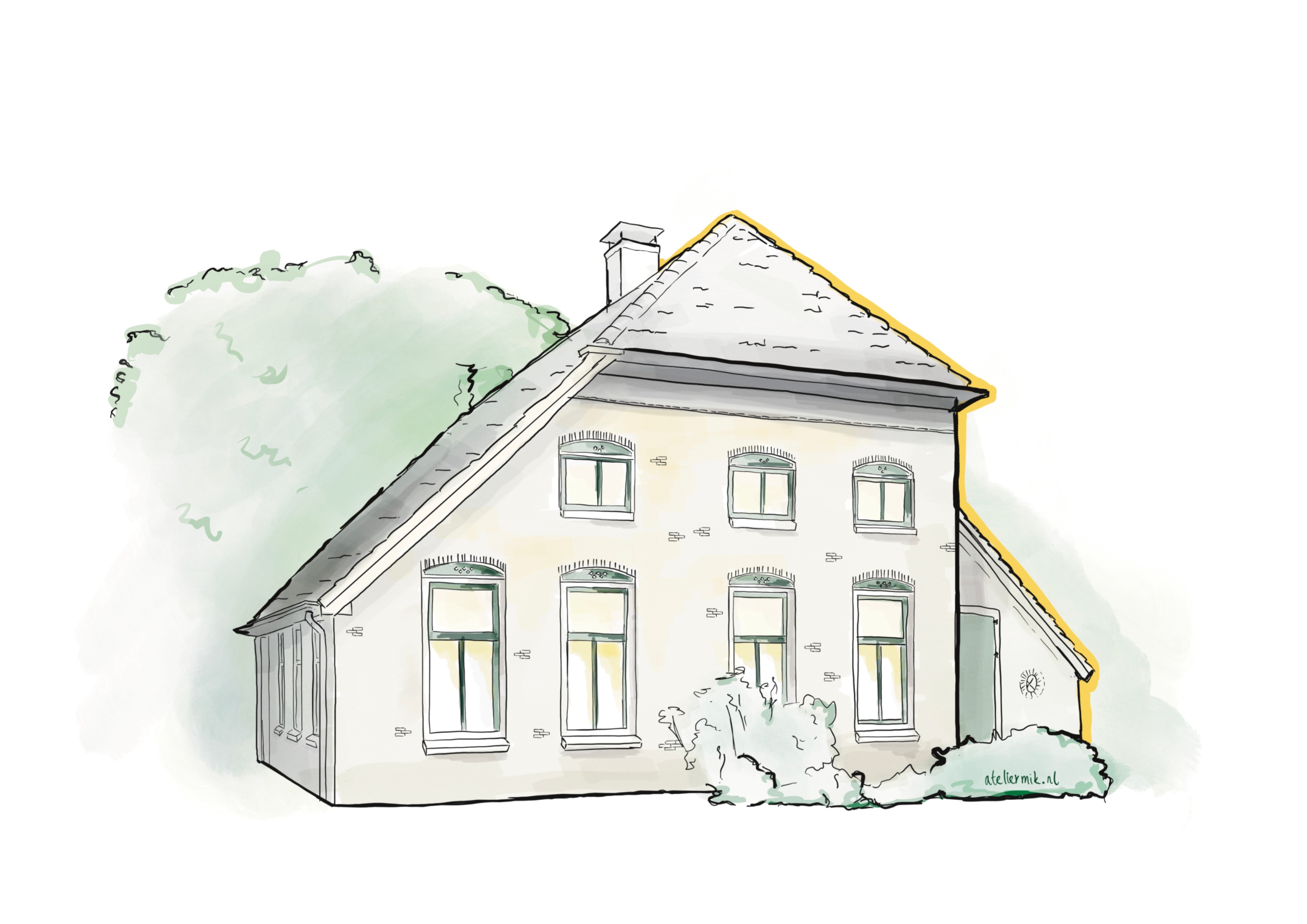 Casa nella natura a Schoonloo