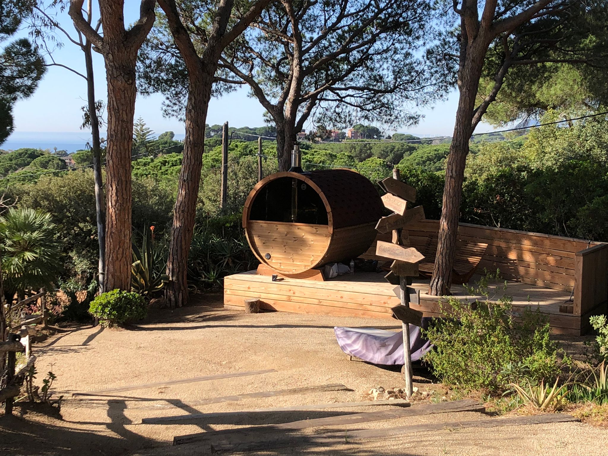 Naturhäuschen in sant Vicenç de Montalt