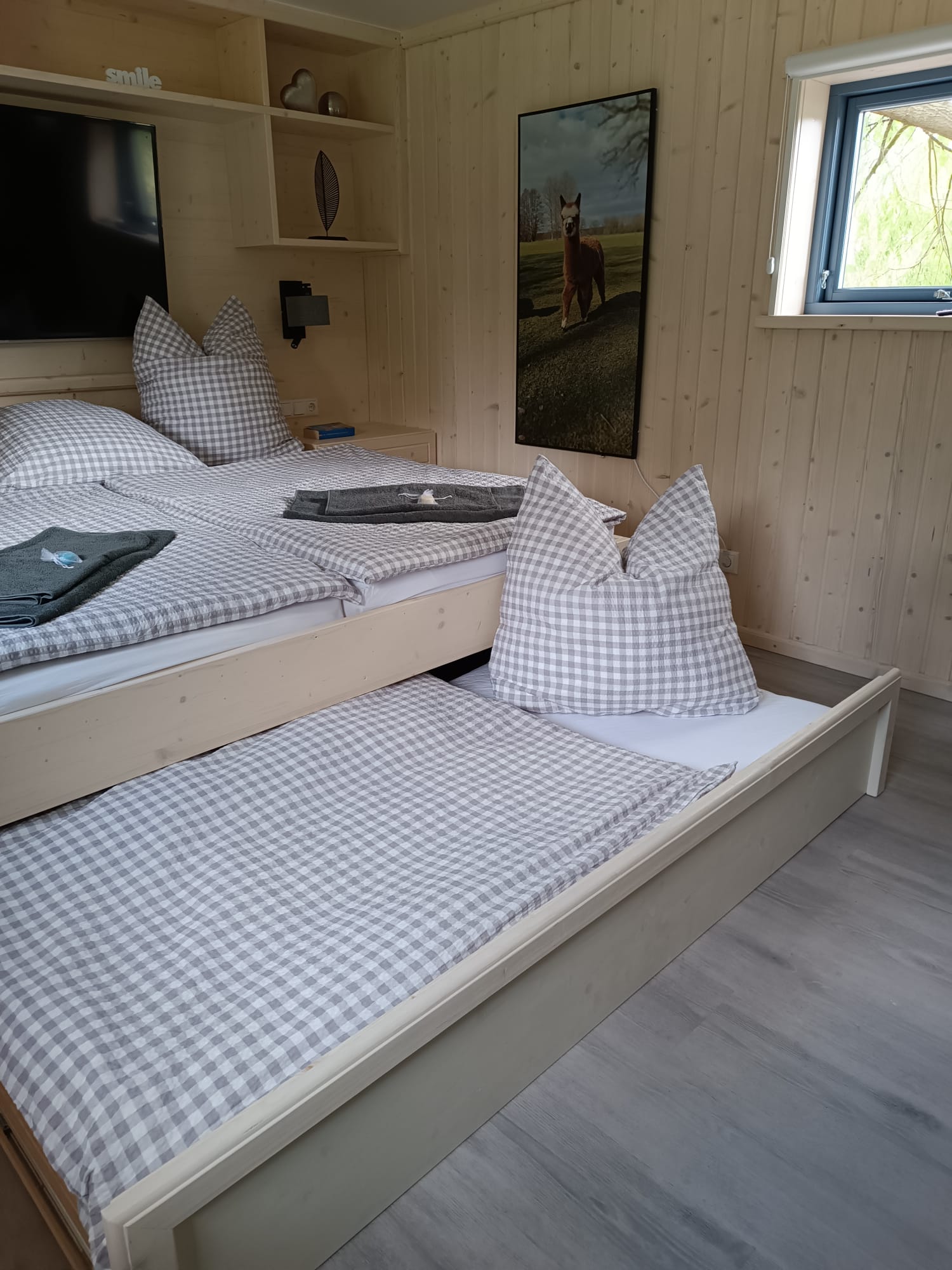 Natuurhuisje in Ziegendorf bei den Alpakas vom Ruhner Land