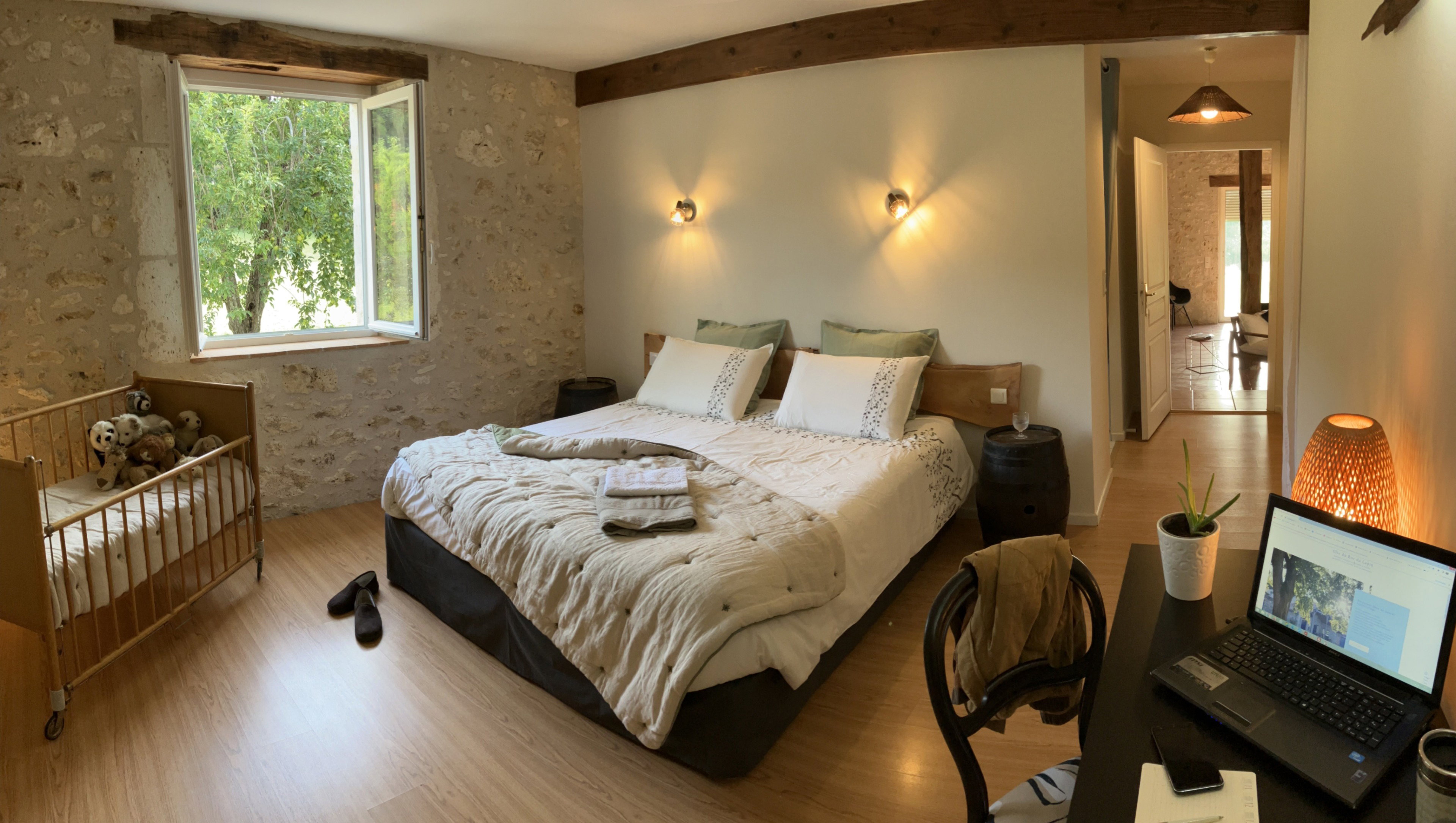 Maison nature à Sainte Colombe de Villeneuve