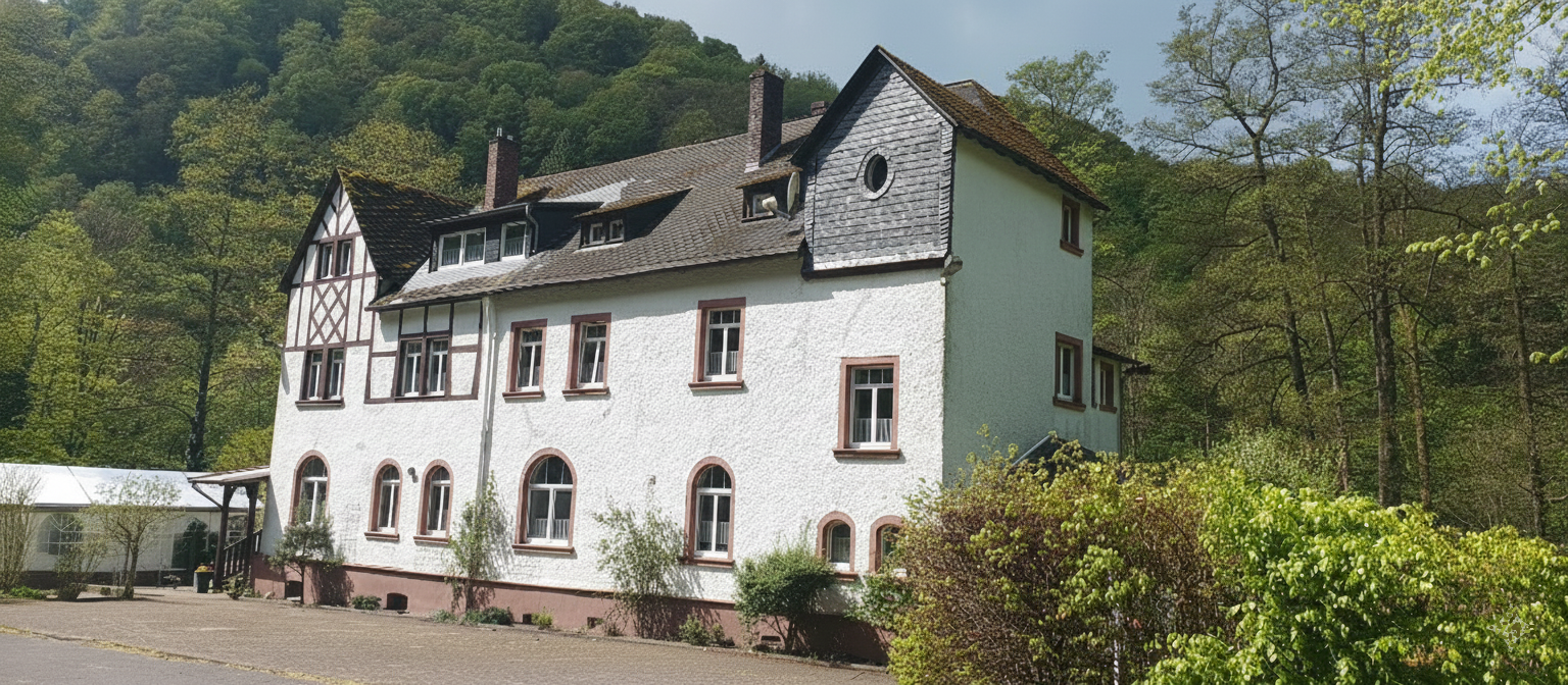Naturhäuschen in Alf (Mosel - tussen Cochem en Berkastel-Kues)